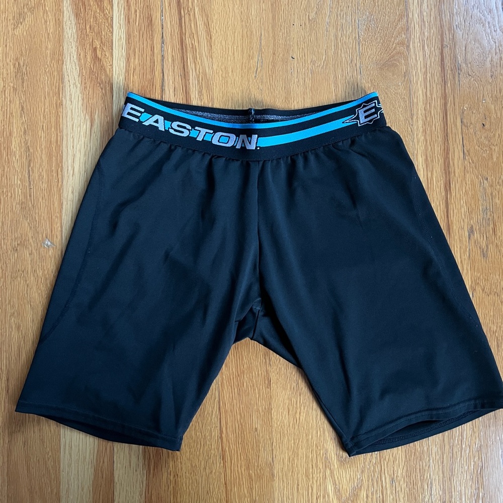 Easton compression Sliding Shorts baseball softball black two-ply women's M
